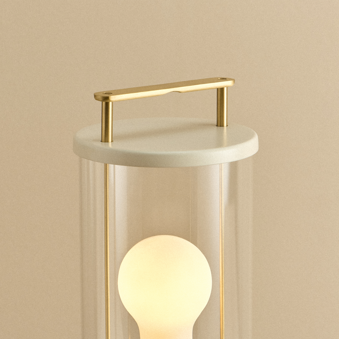 The Muse 1.0 Portable Lamp in Candlenut White - Set of 2