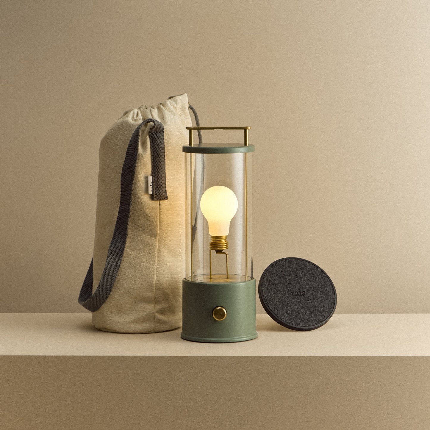 The Muse 1.0 Portable Lamp in Pleasure Garden Green Bundle