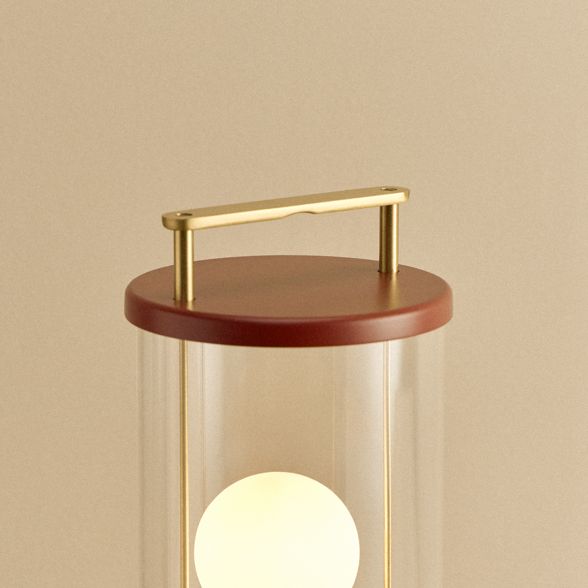 The Muse 1.0 Portable Lamp in Pomona Red - Set of 2