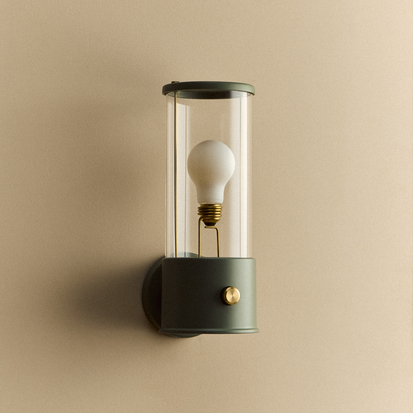The Muse Wall Light in Pleasure Garden Green
