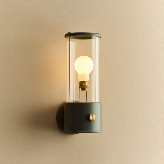 The Muse Wall Light in Pleasure Garden Green