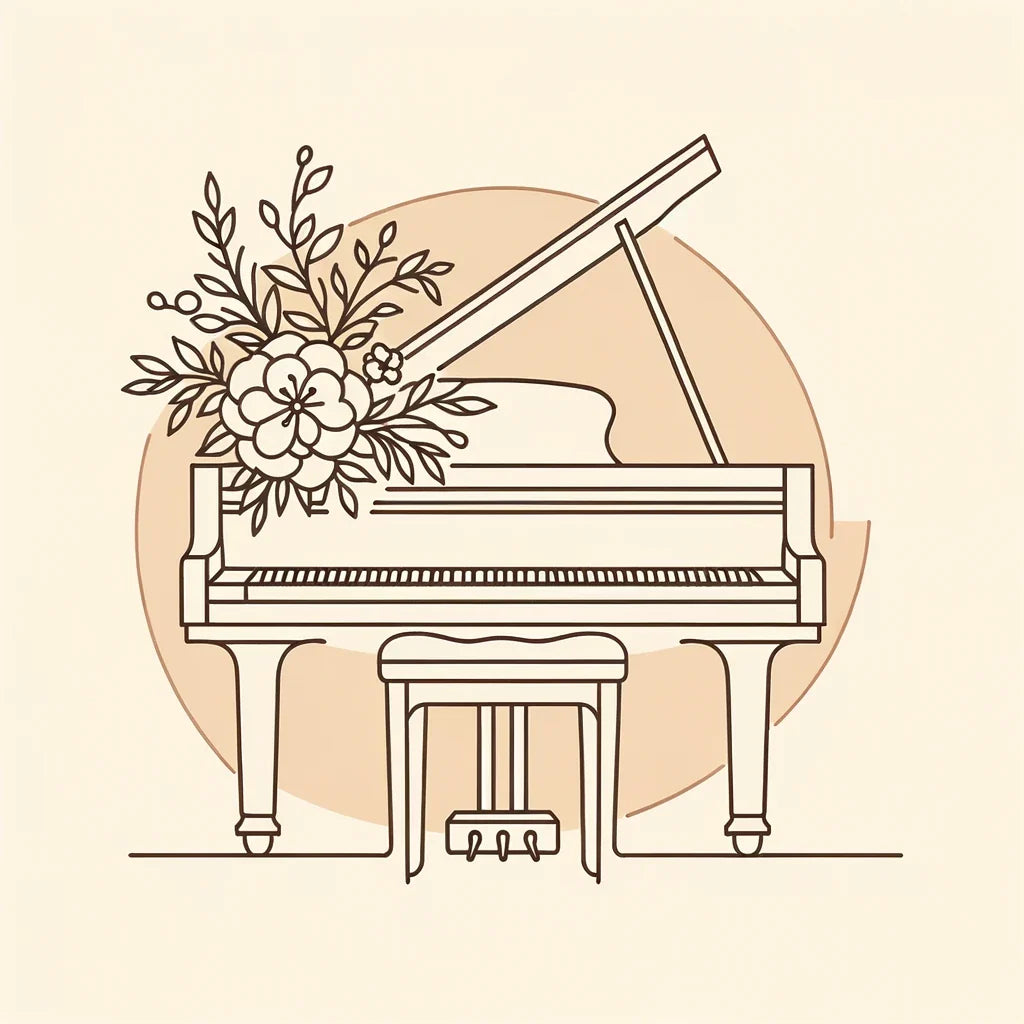 Musical Harmony in Pastel Canvas