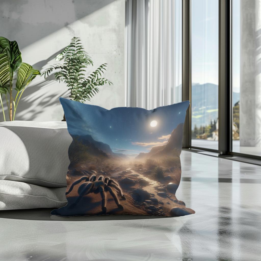 Moonlit Journey Cotton Cushion