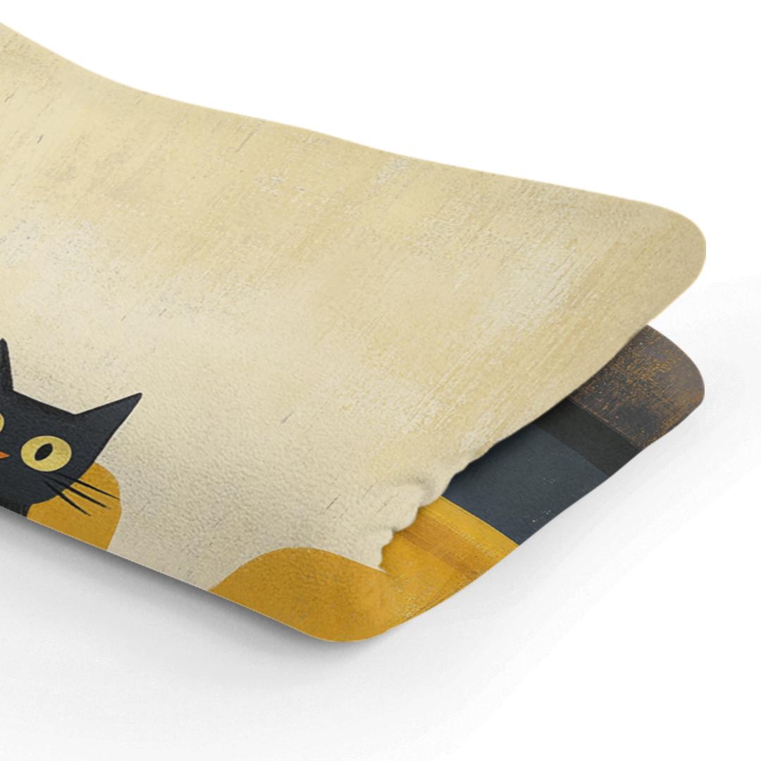 Black Cat Waiting Blanket
