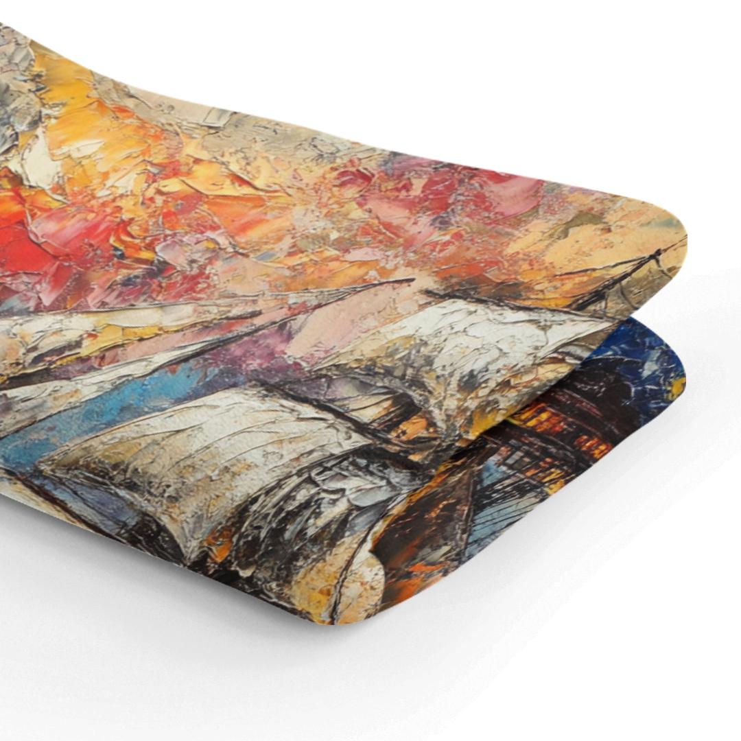 Sailing Ship Tempest Blanket