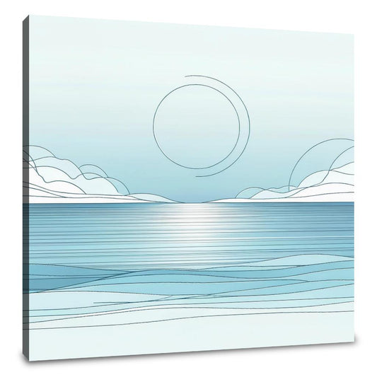 Ocean's Calm Canvas