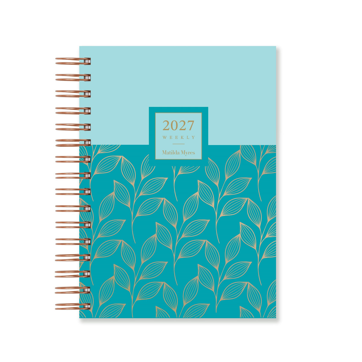 Matilda Myres | 2027 Diary - A5 Weekly Planner with Rose Gold Wiro | Week-to-View