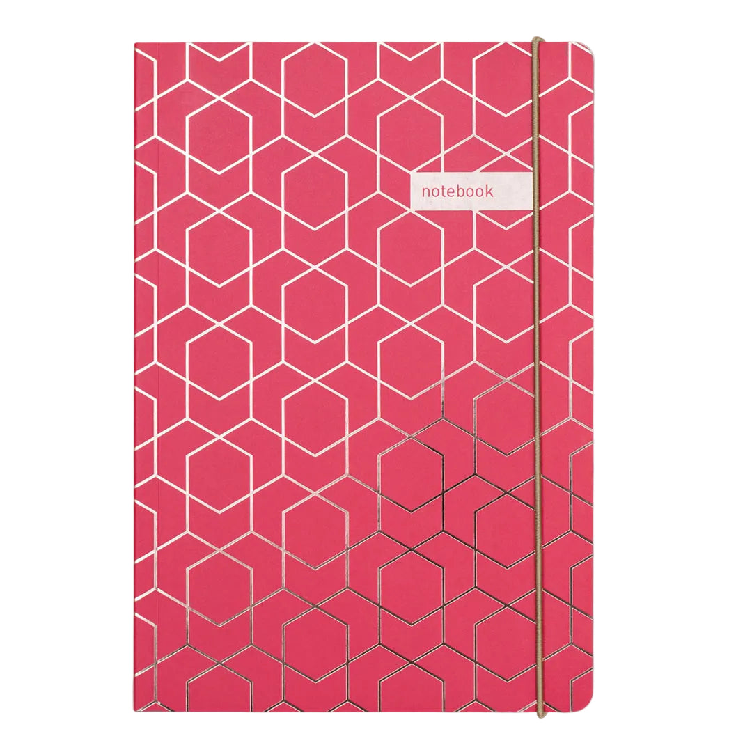 Matilda Myres | A5 Ruled Notebook with Rose Gold Foil