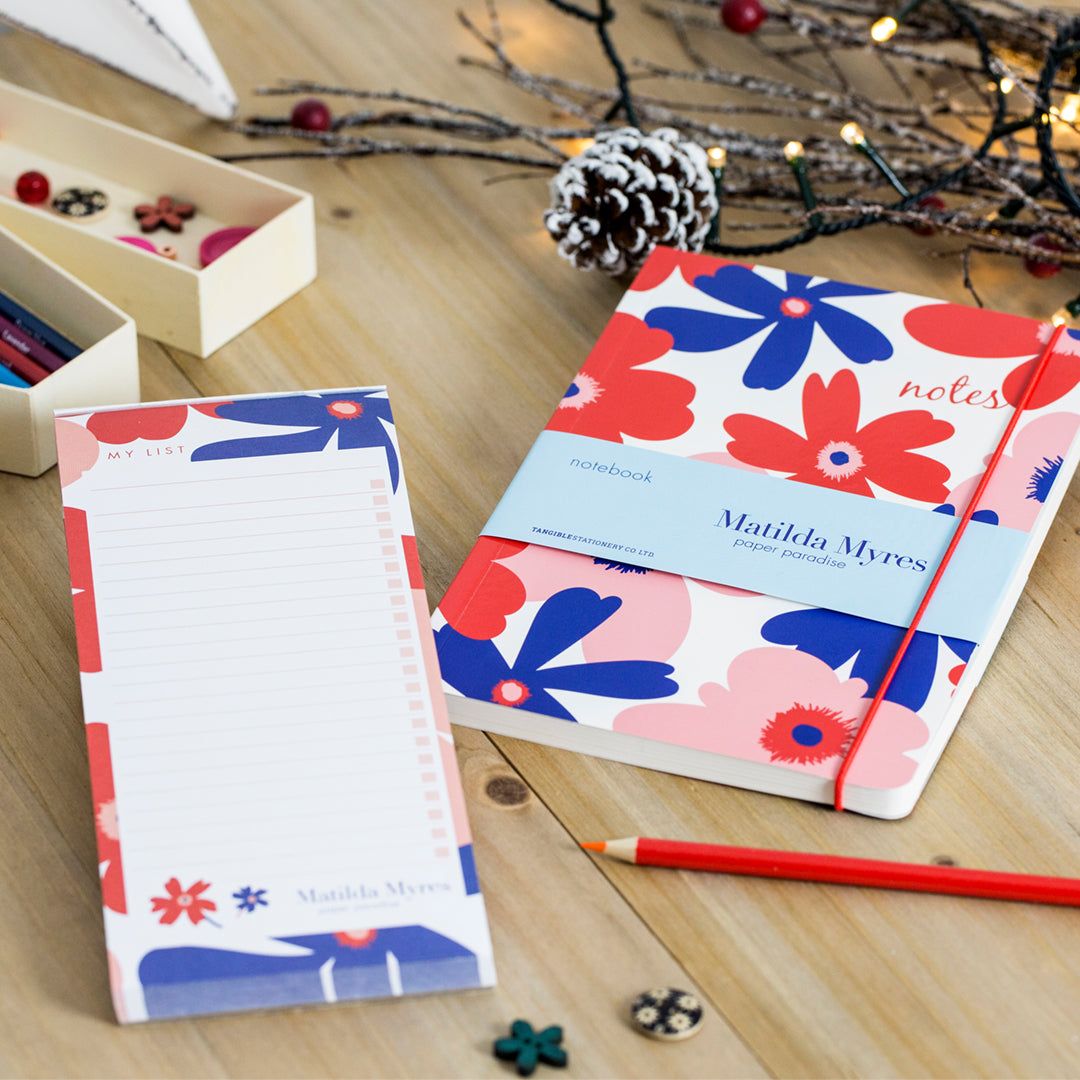 Matilda Myres | A5 Ruled Notebook | Floral