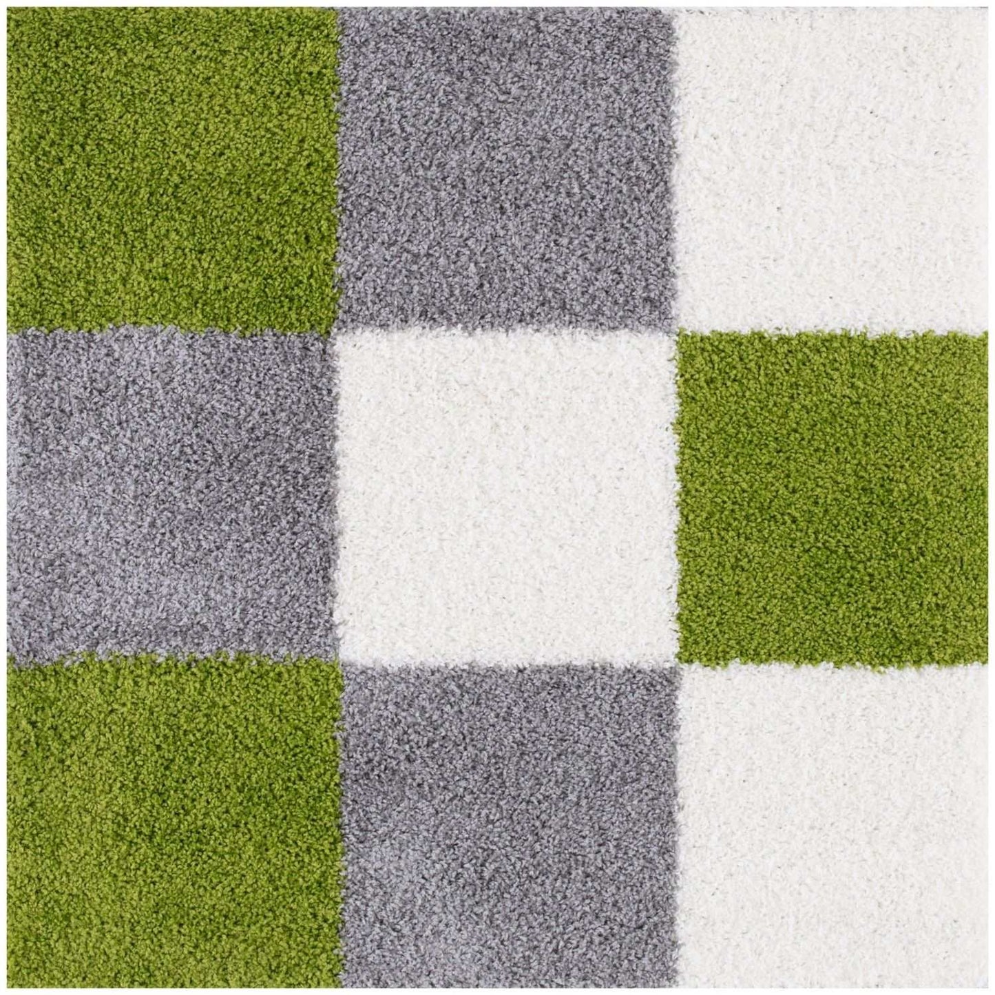 Myshaggy Geometric Green Rug