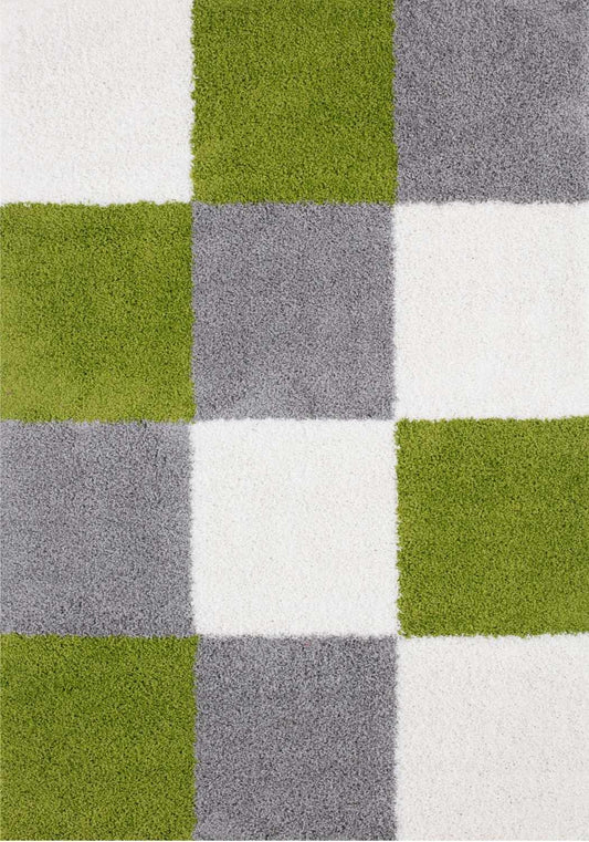 Myshaggy Geometric Green Rug