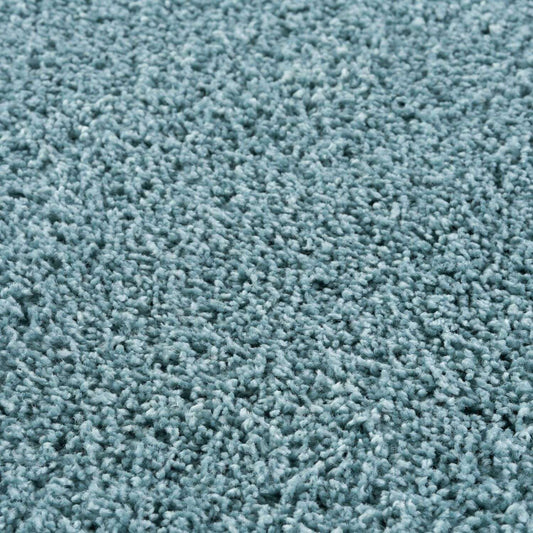 Myshaggy Solid Duck Egg Blue Rug