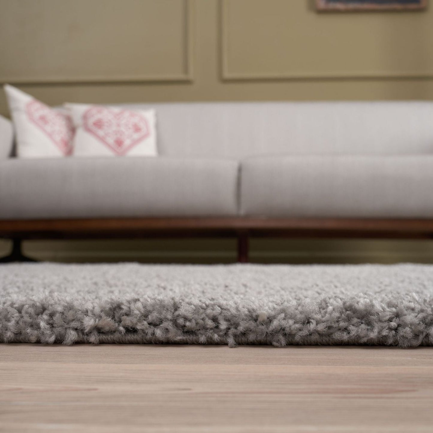 Myshaggy Solid Grey Rug