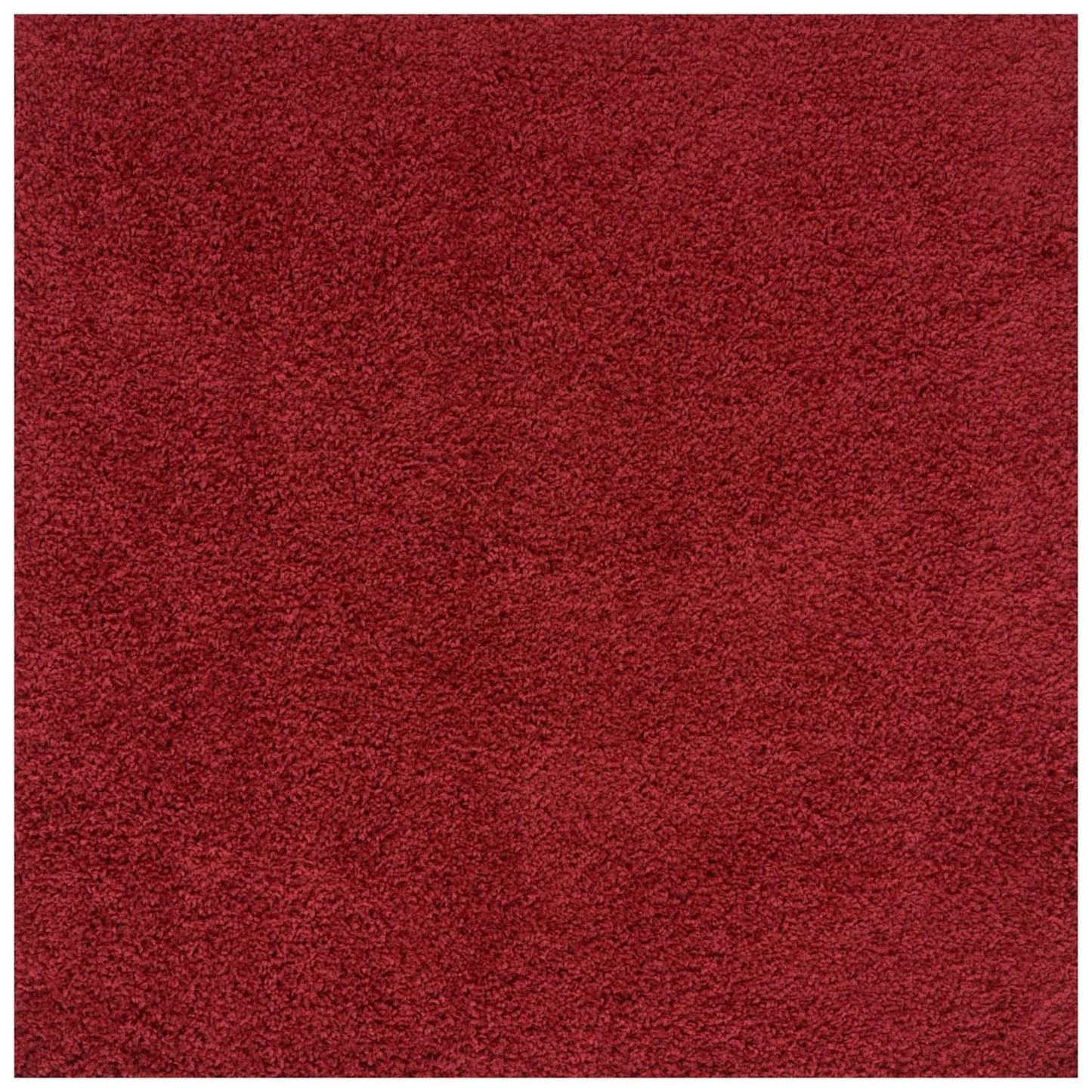 Myshaggy Solid Red Rug