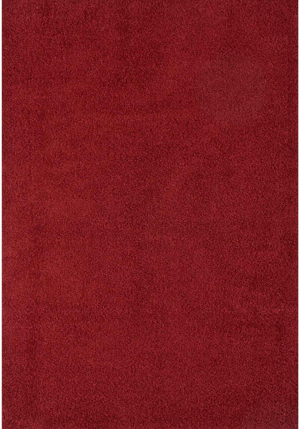 Myshaggy Solid Red Rug