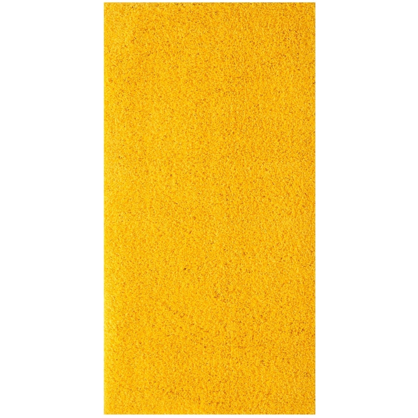Myshaggy Solid Yellow Rug