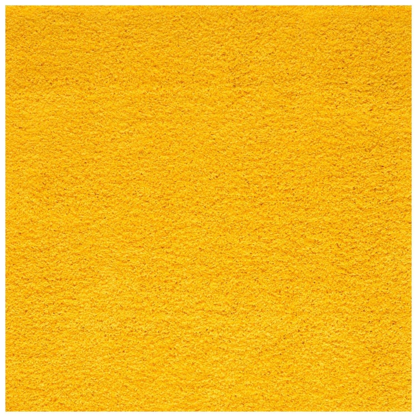 Myshaggy Solid Yellow Rug