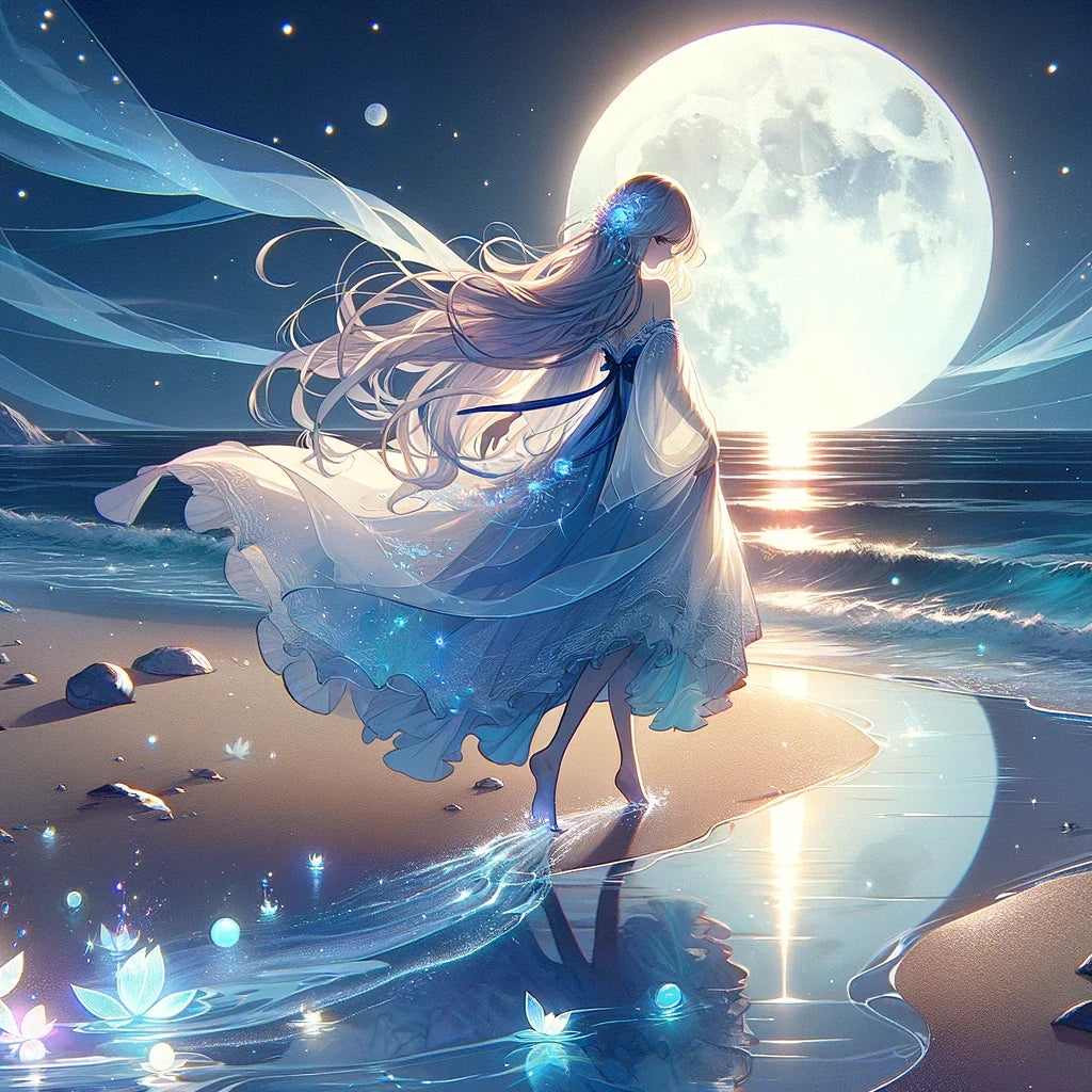 Mystic Moonlight Dance Canvas
