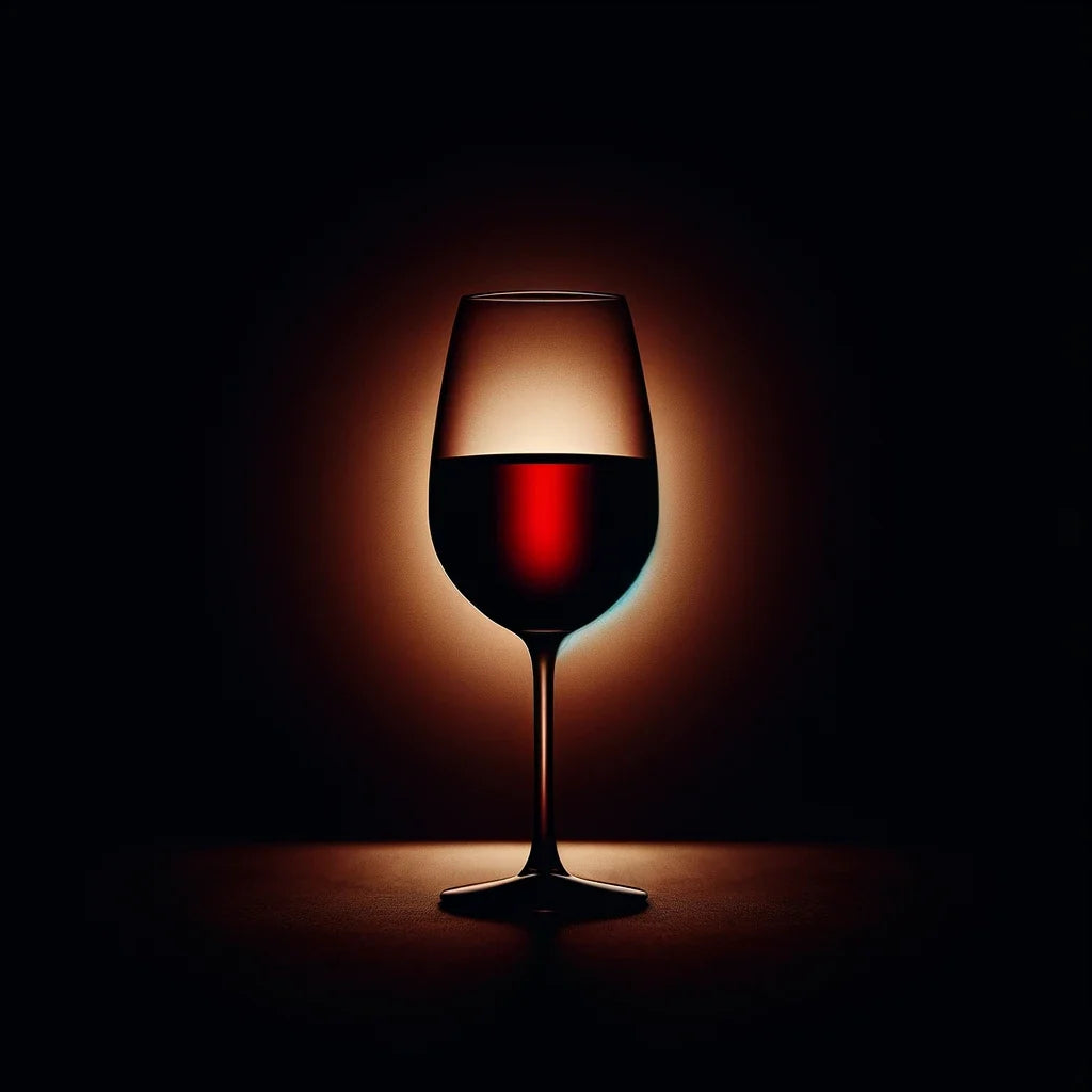 Mystic Wine Silhouette Canvas