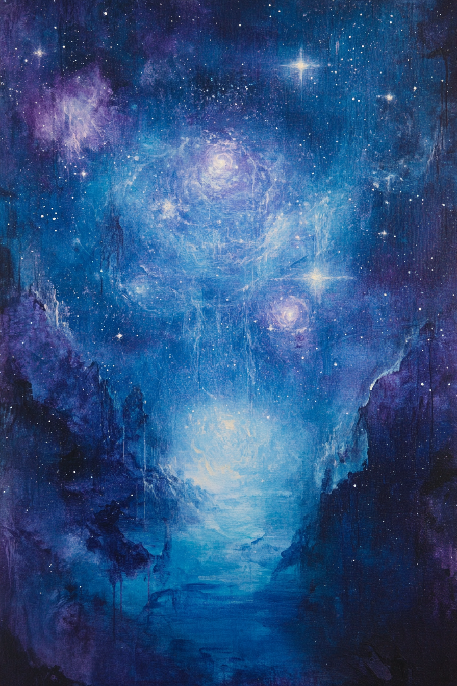 Mystical Galaxy Canvas