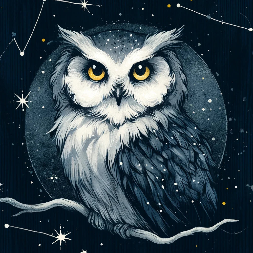 Mystical Owl Canvas