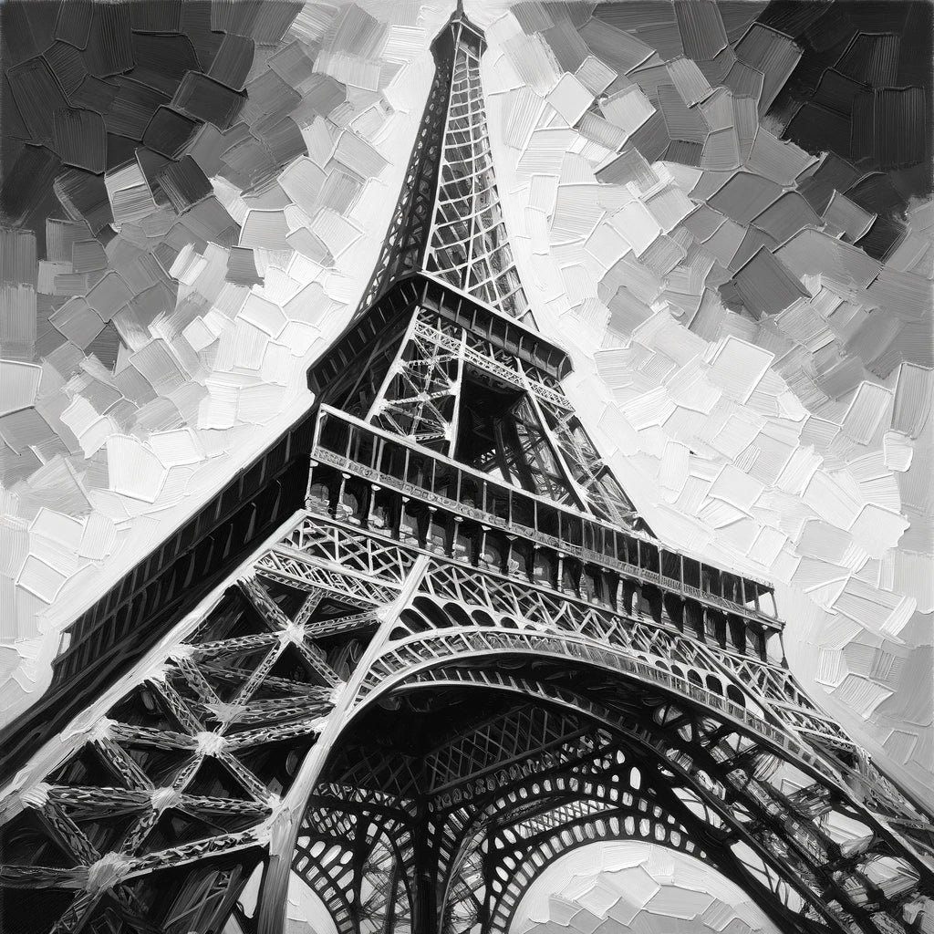 Mystique of Paris Eiffel Tower Cotton Cushion