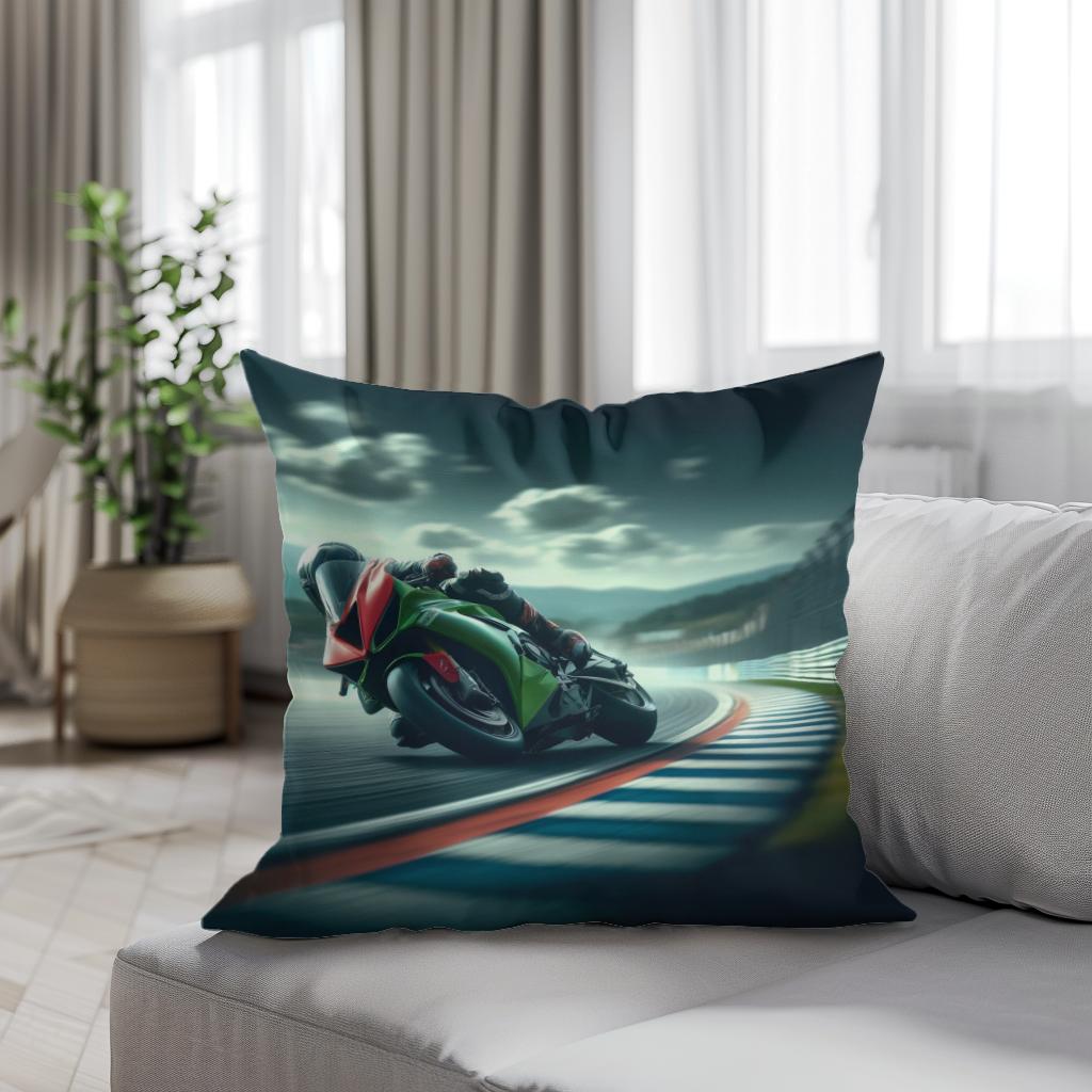 Racetrack Rush Cotton Cushion