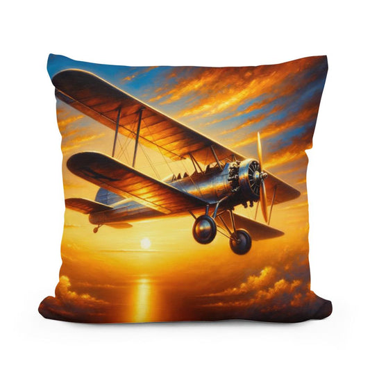 Sunset Flight Cotton Cushion