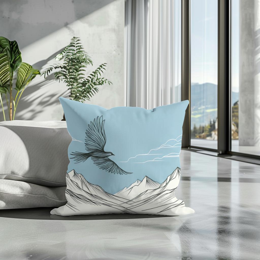 Soaring Spirit Cotton Cushion