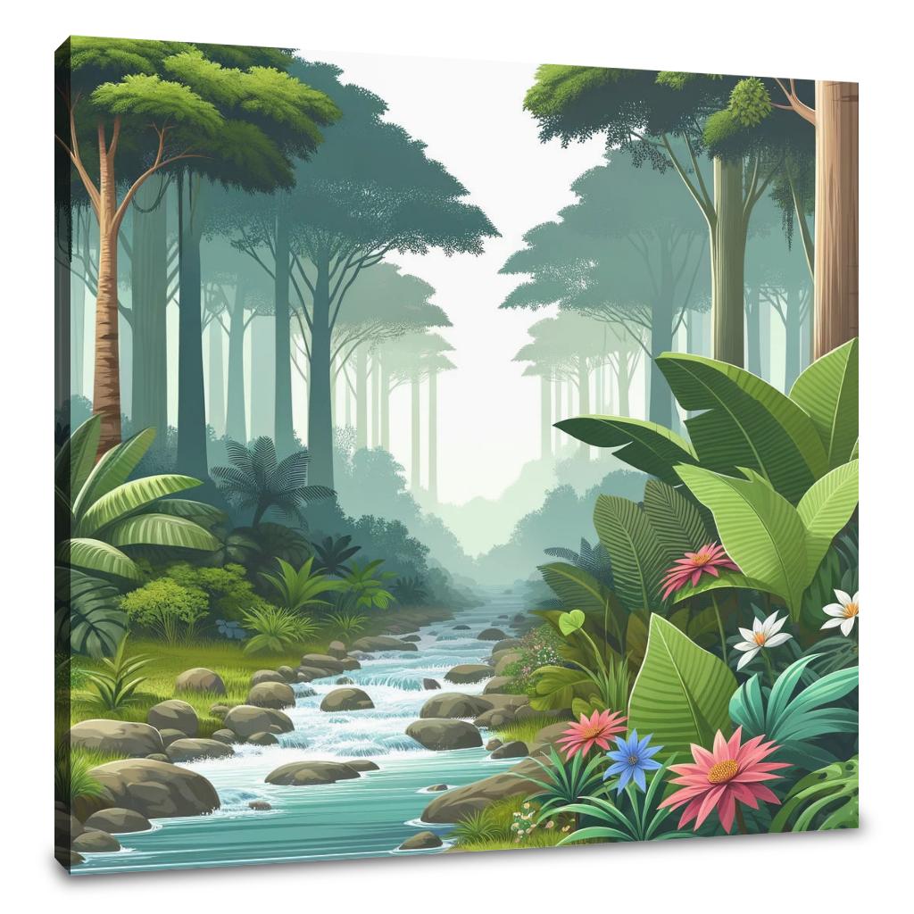 Rainforest Serenity Canvas