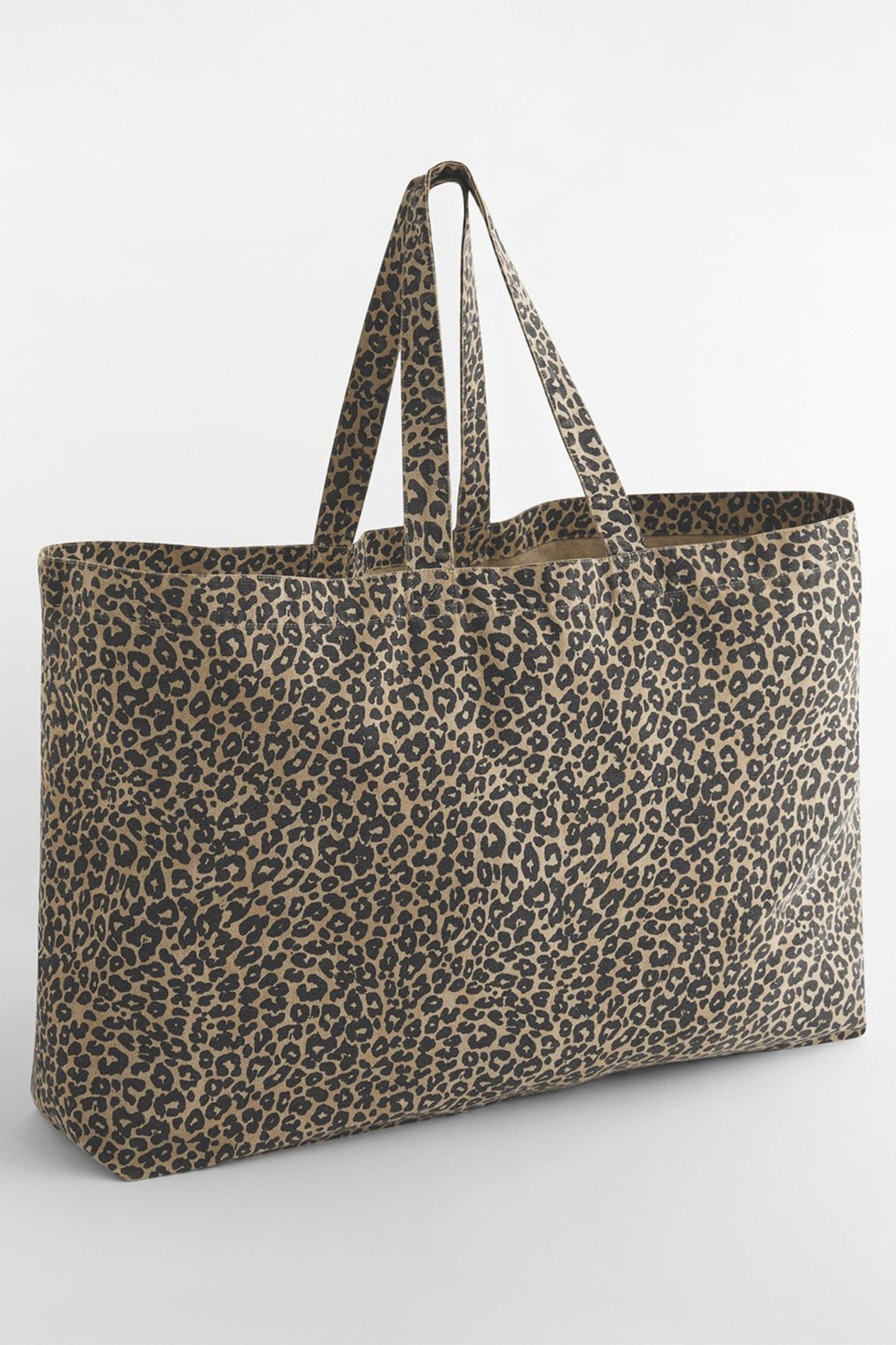 NALA Recycled Cotton Leopard Tote Bag