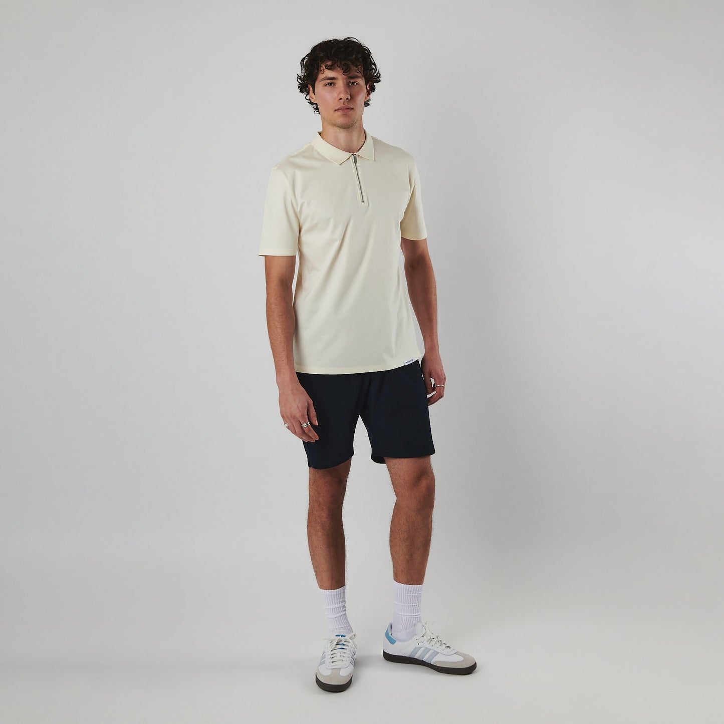 Tailored 4 Way Stretch Shorts - Navy