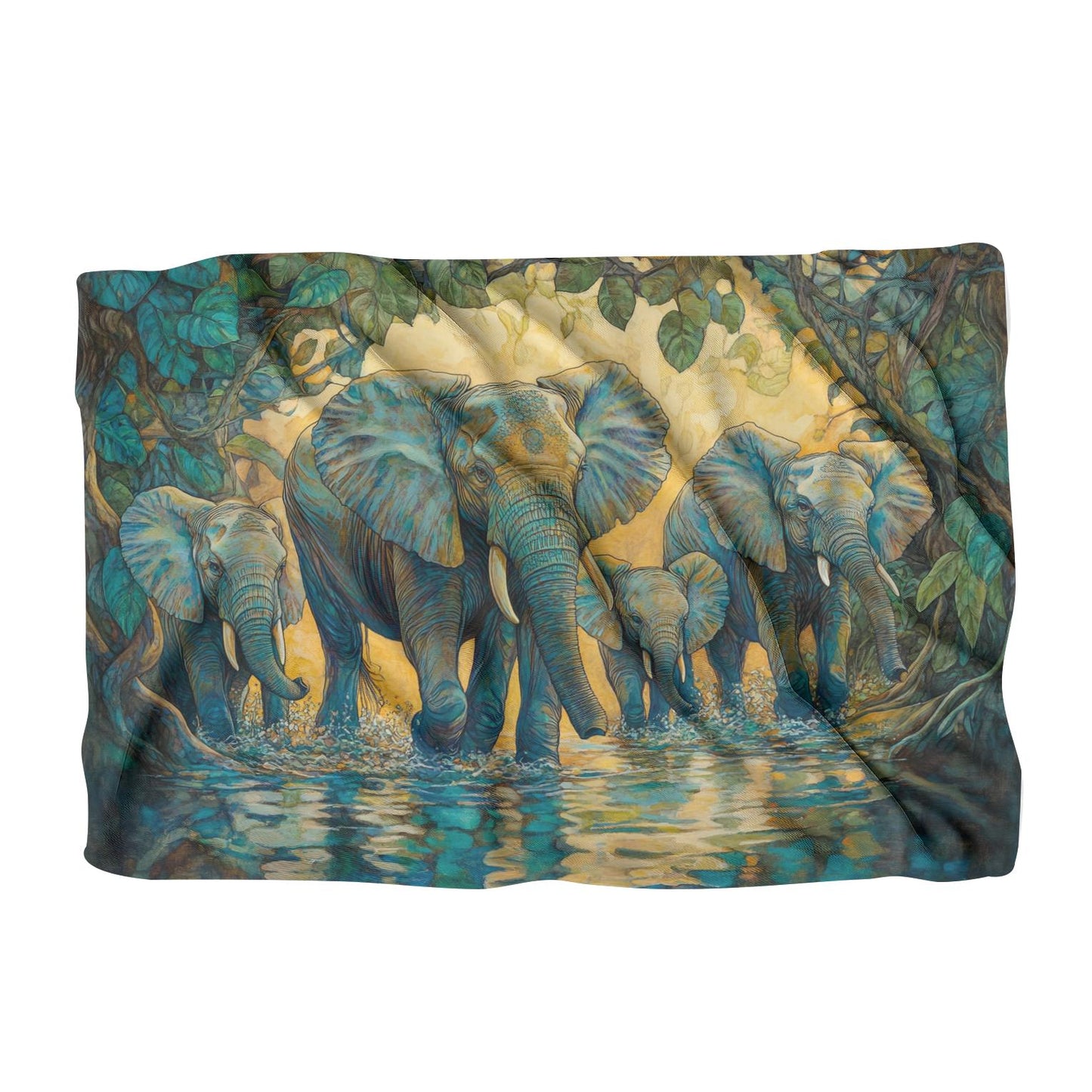 Elephant's River Reverie Blanket