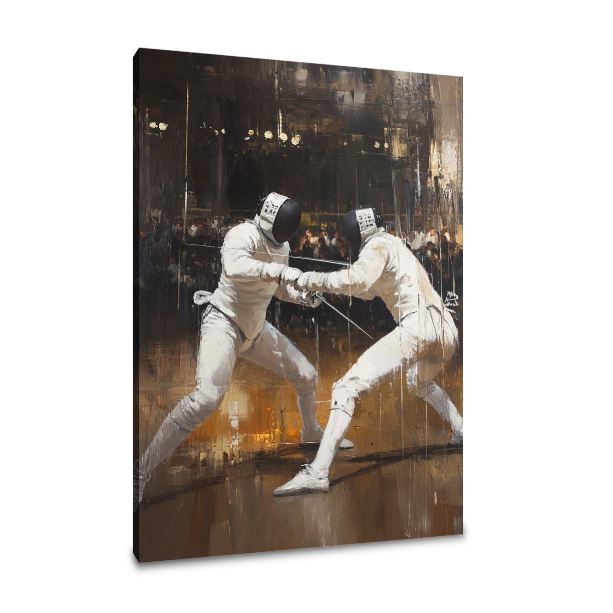 Fencing Duel Canvas