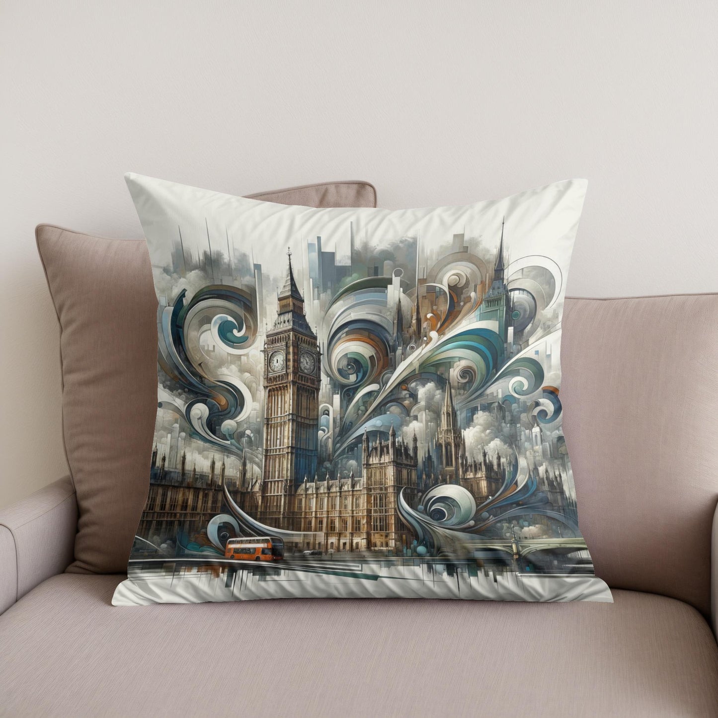 Timeless London Cotton Cushion