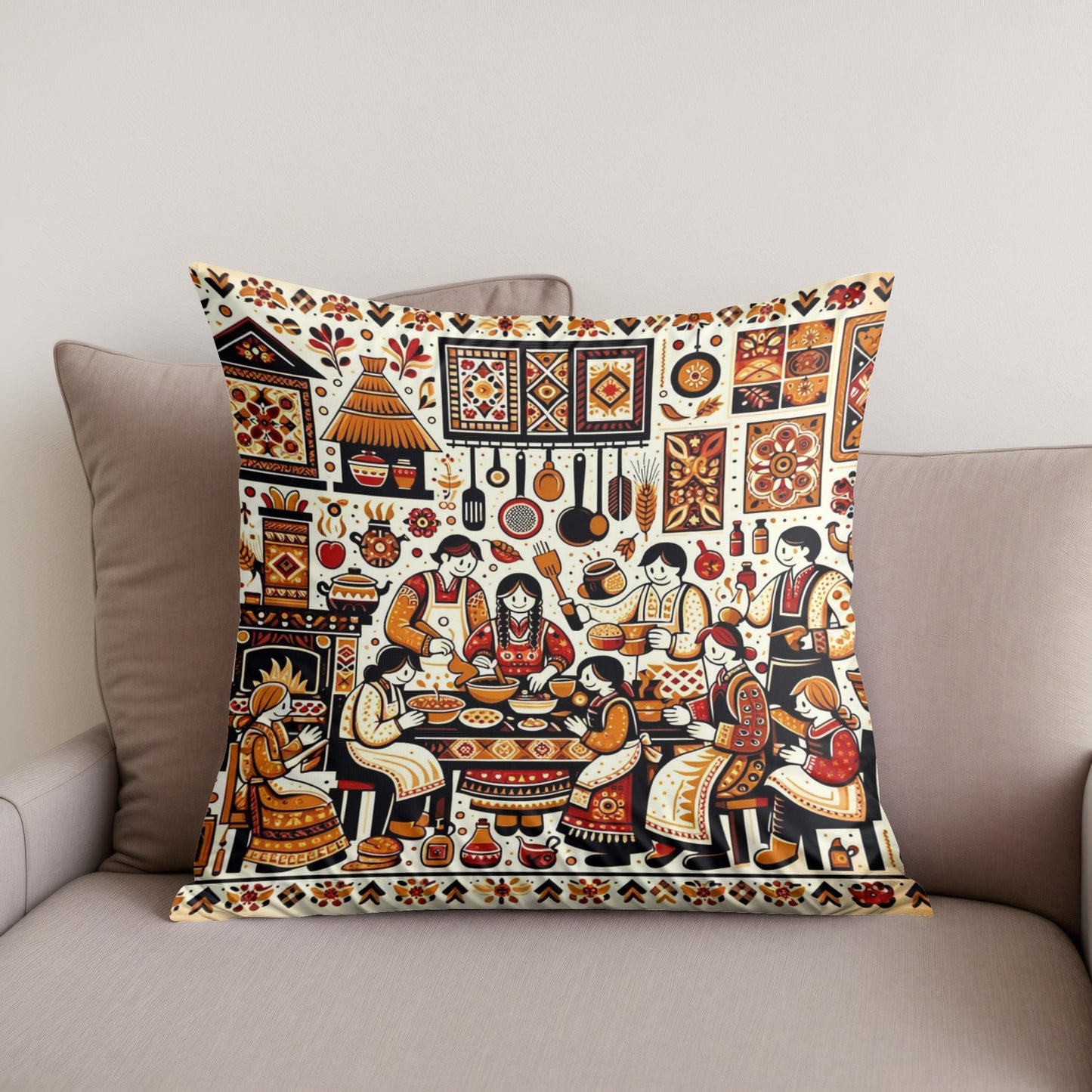 Communal Kitchen Joy Cotton Cushion