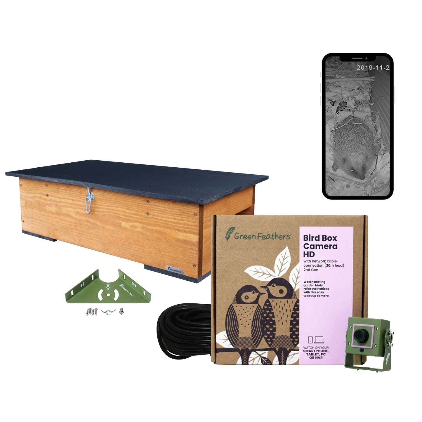 Wired Network Hedgehog Box HD Camera Pack (2nd Gen)