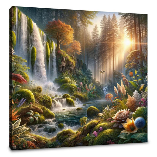 Waterfall Oasis Canvas