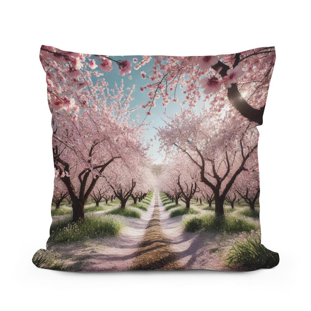 Spring Blossom Cotton Cushion