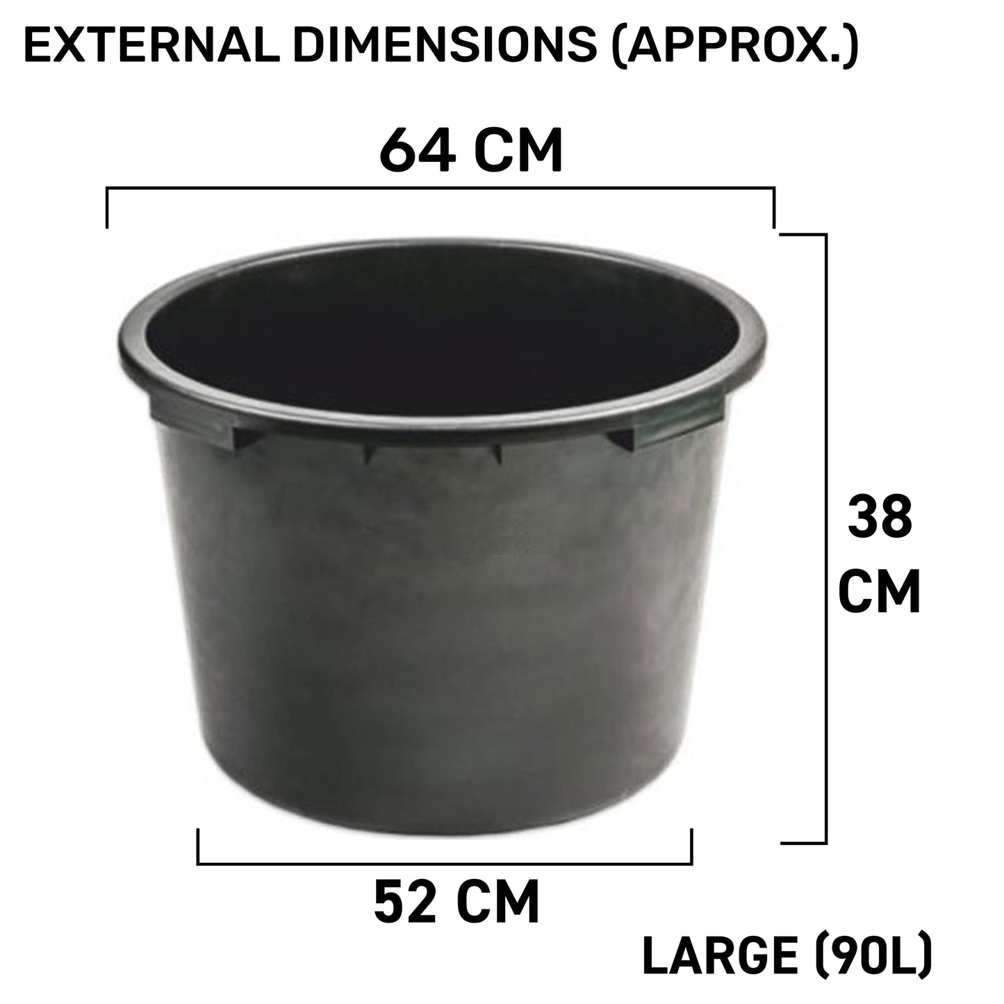 Round Mixing Tub 90L