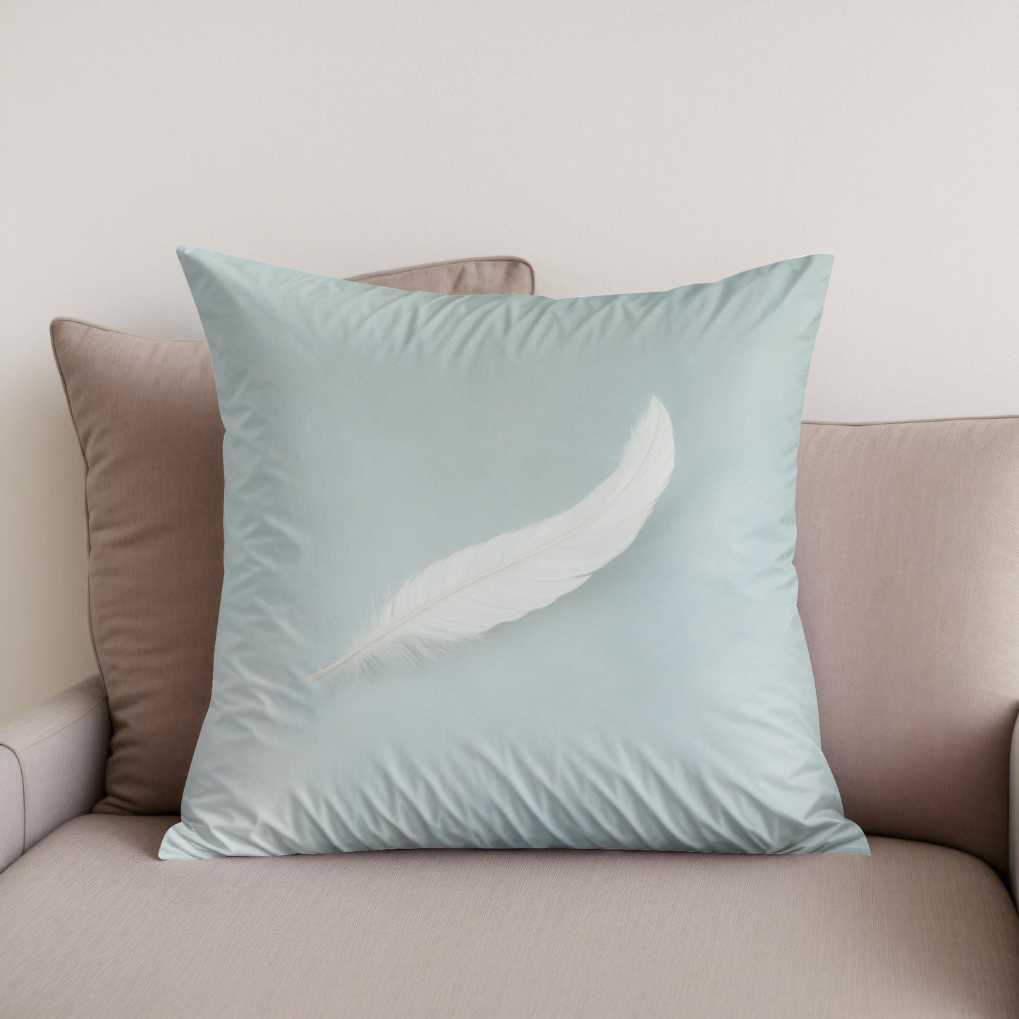 Whispering Feather Cotton Cushion