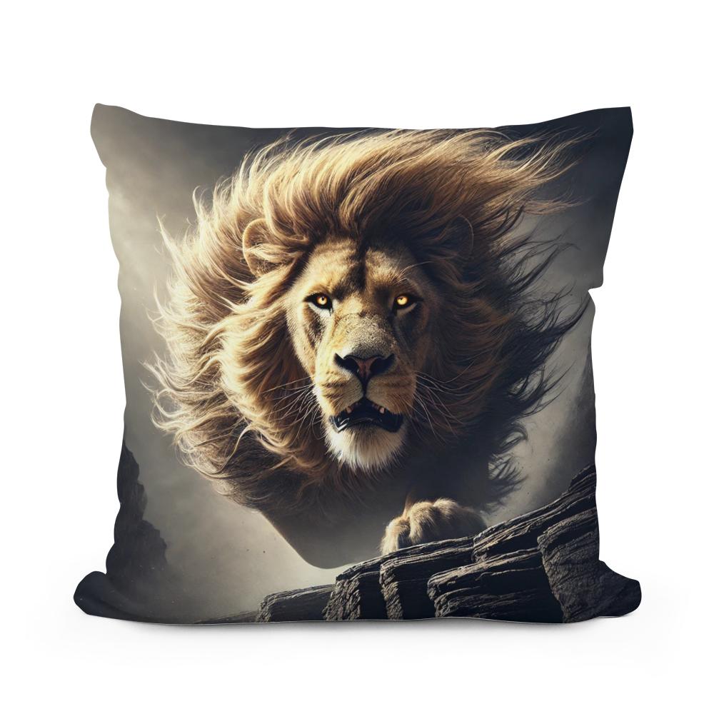 Roaring Majesty Cotton Cushion