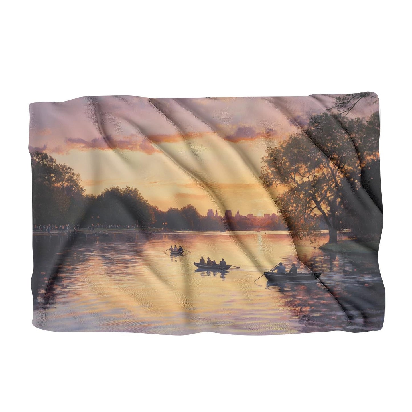 Sunset Serpentine Blanket