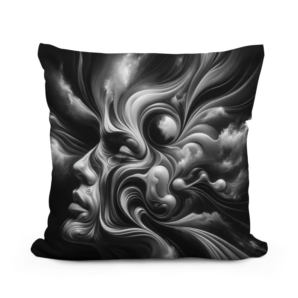 Depths of the Human Psyche Cotton Cushion