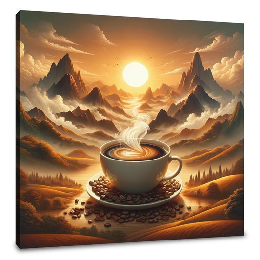 Coffee Dawn Vista Canvas