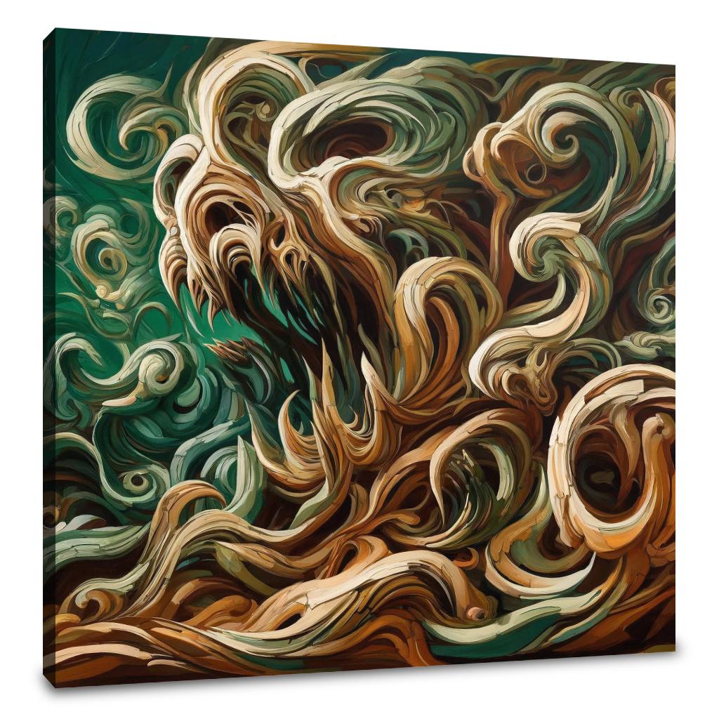 Disgust Distorted Canvas