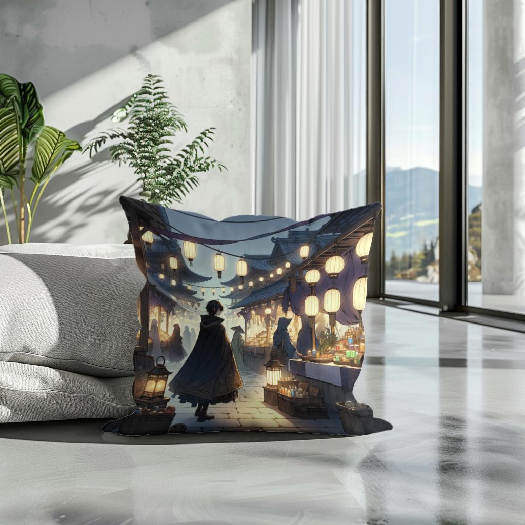 Enchanted Market Cotton Cushion
