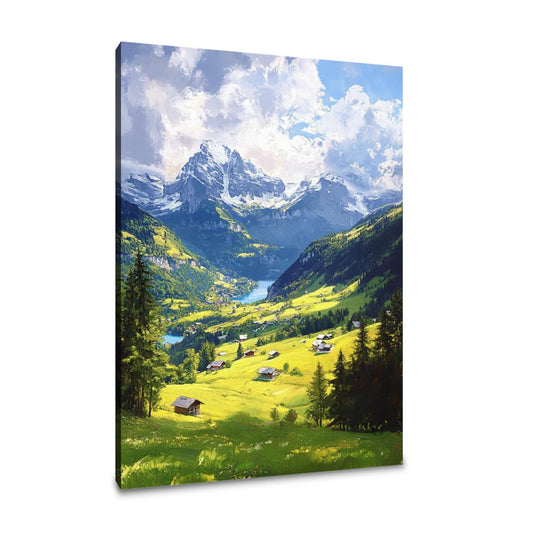 Swiss Alps Harmony Canvas