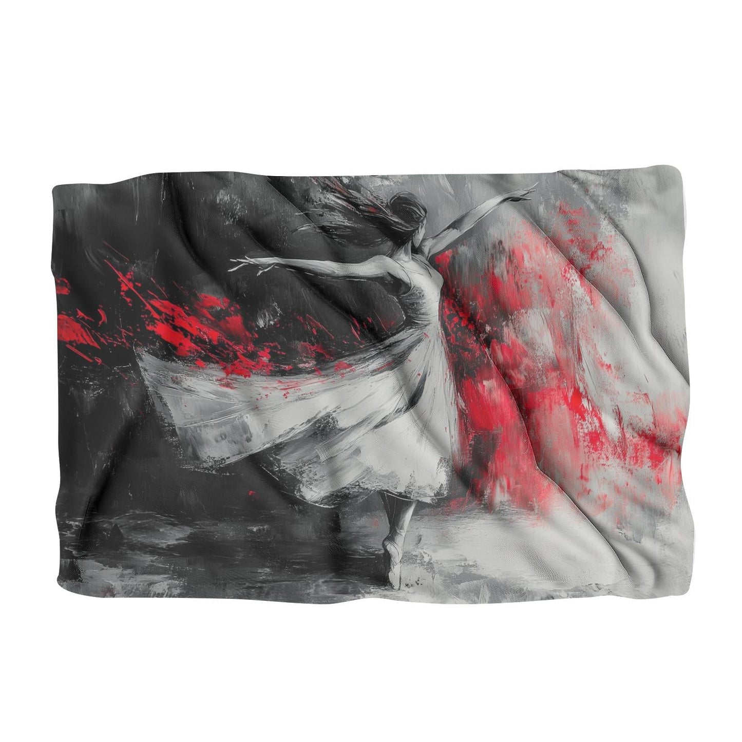 Silhouetted Elegance Dance Blanket