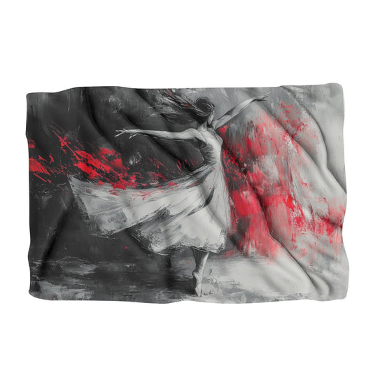 Silhouetted Elegance Dance Blanket